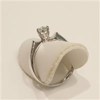 Anello Vidali Gioielli Donna in Oro bianco Zircone ANOR-33-34 - ANOR-33-34